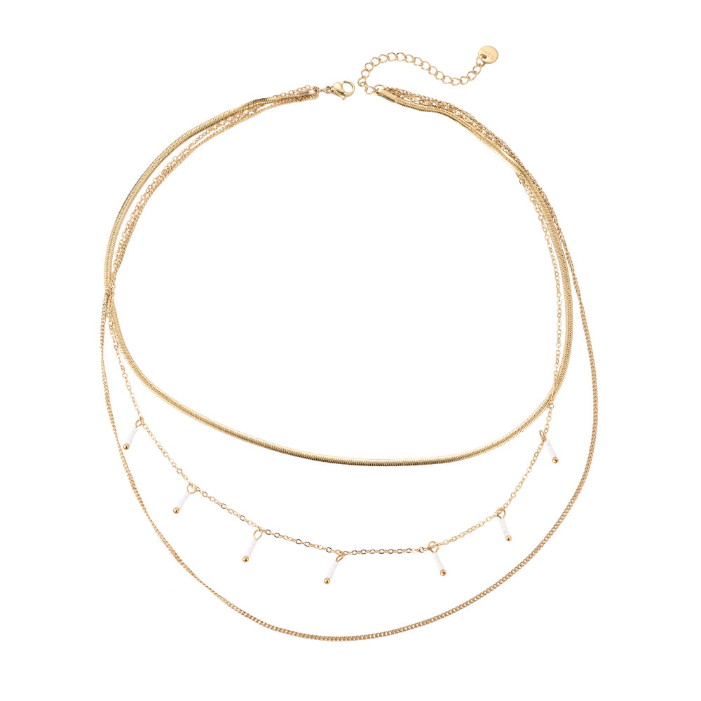 Multilayered necklace