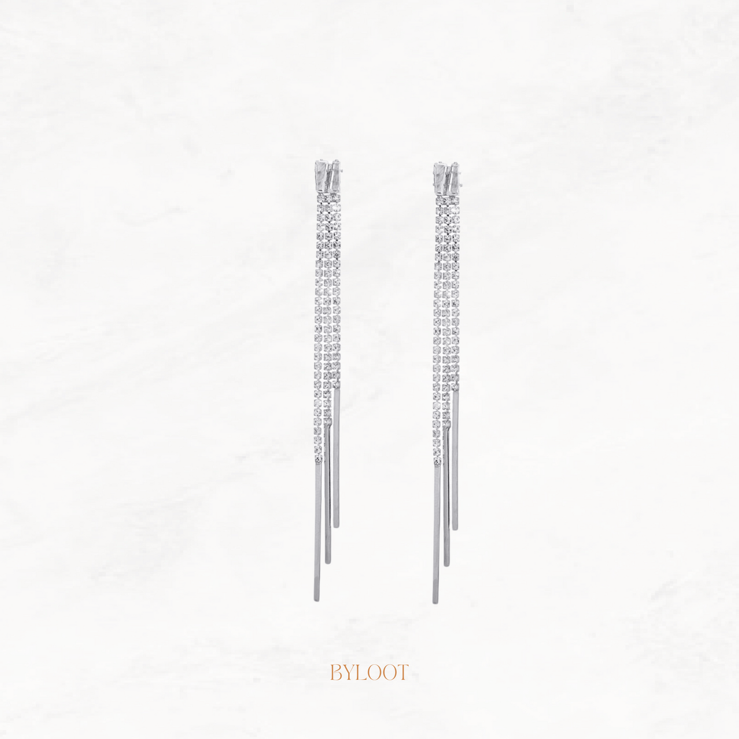 Wauw silver statement earring