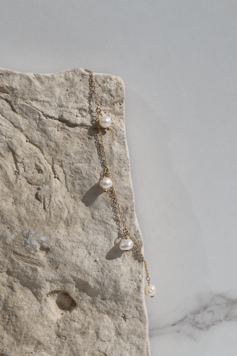 Coastal dream pearl anklet