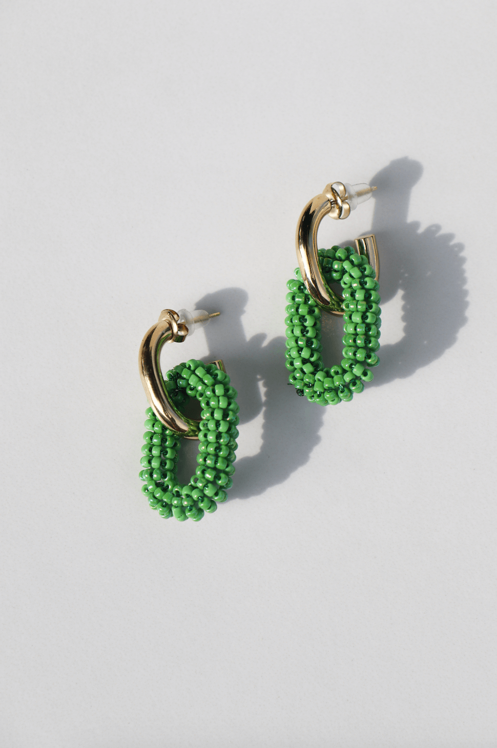 Steffy green statement earring