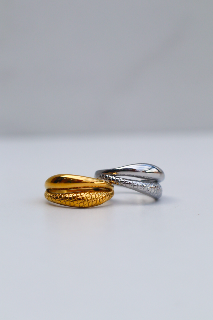 Double layered ring