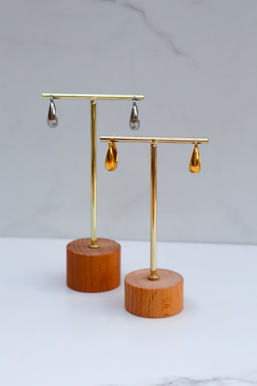 Water drop earrings