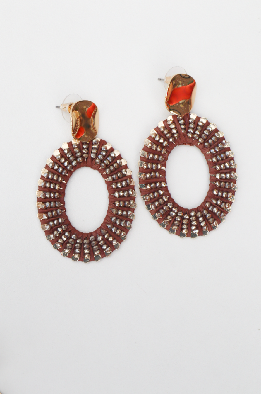 Krissy brown statement earring