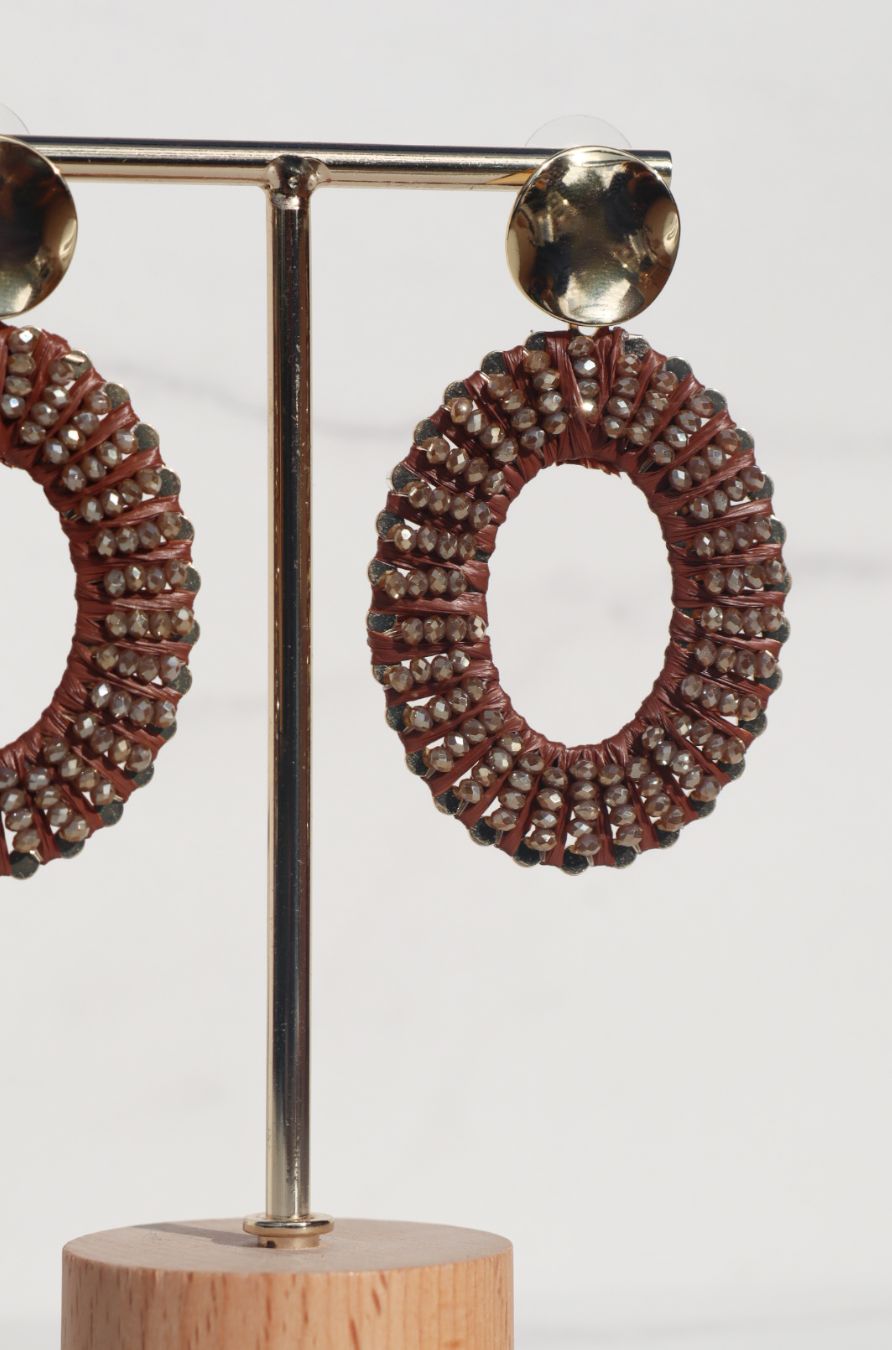 Krissy brown statement earring