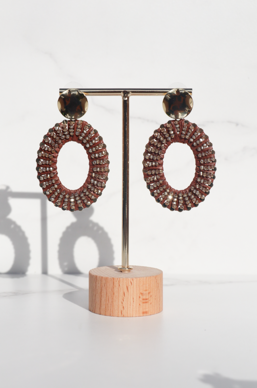 Krissy brown statement earring