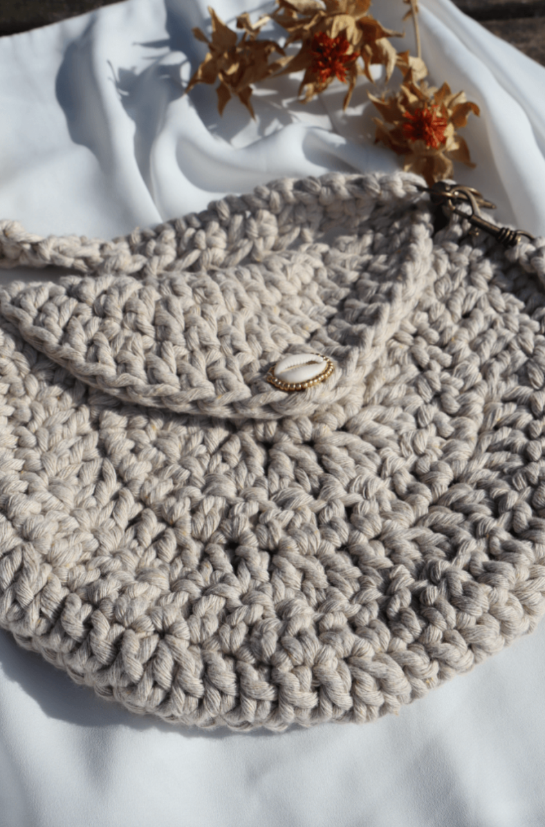Ivory white bag
