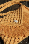 Macrame bag yellow