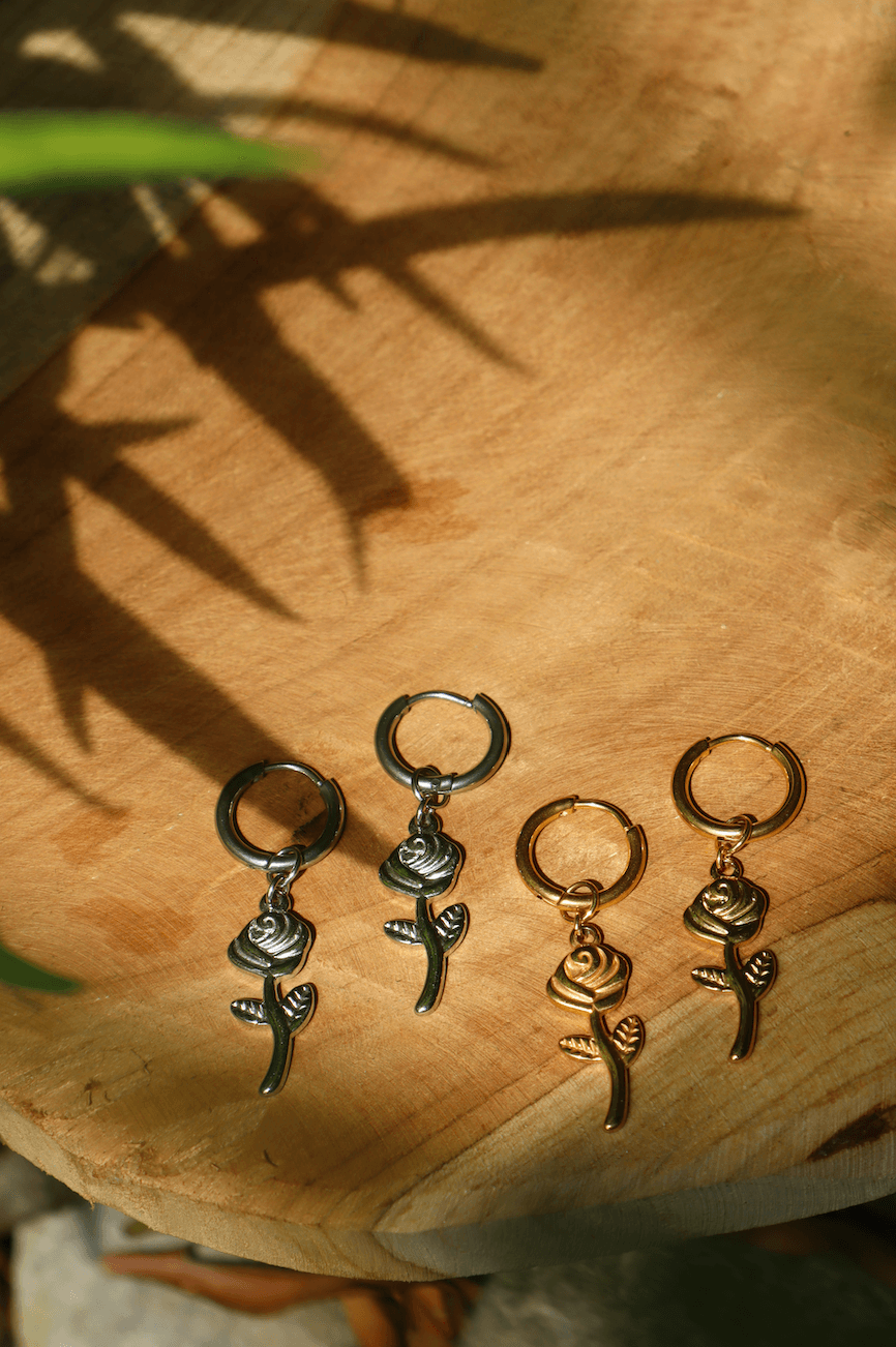 Rose earring