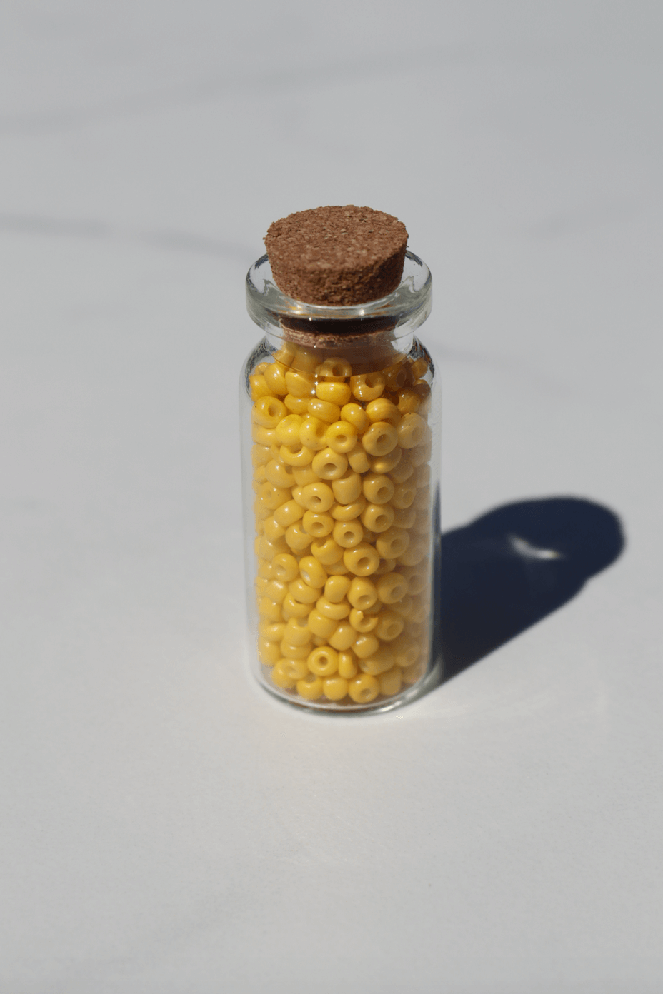 DIY beads 3mm yellow
