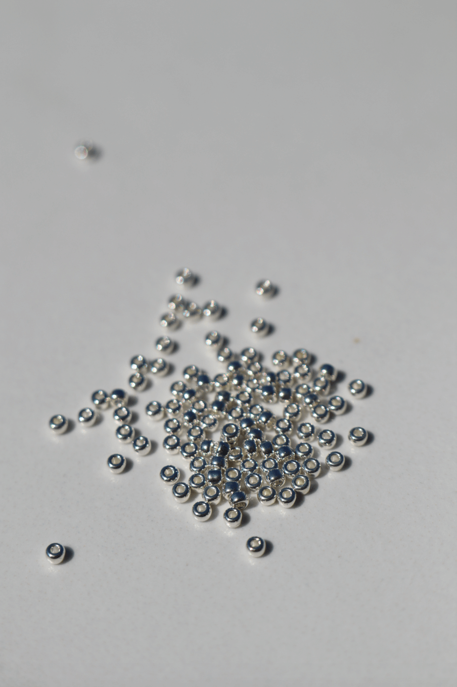 DIY silver beads