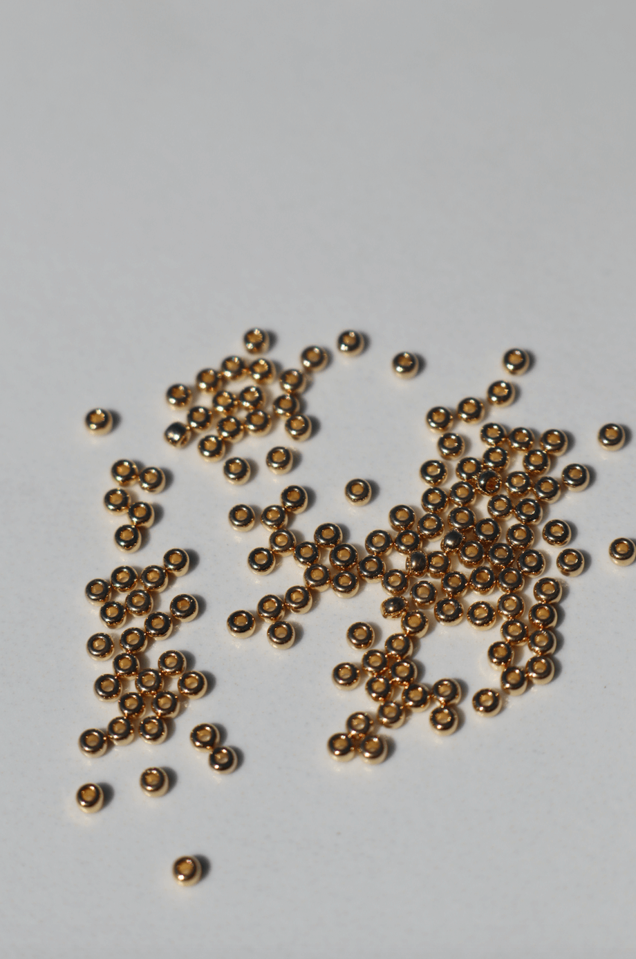 DIY gold beads