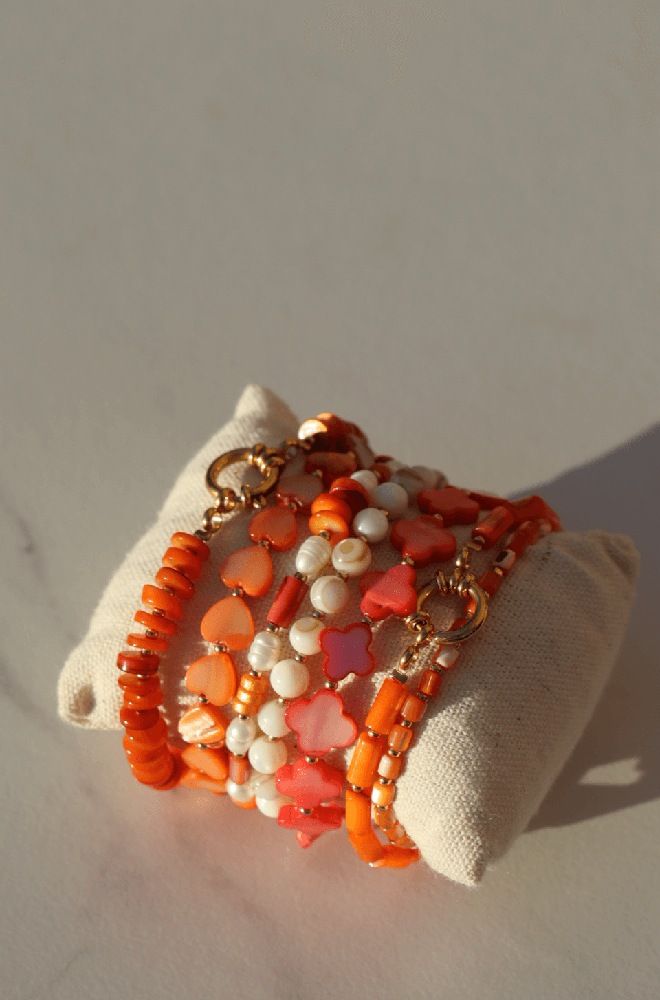 Pretty orange bracelet