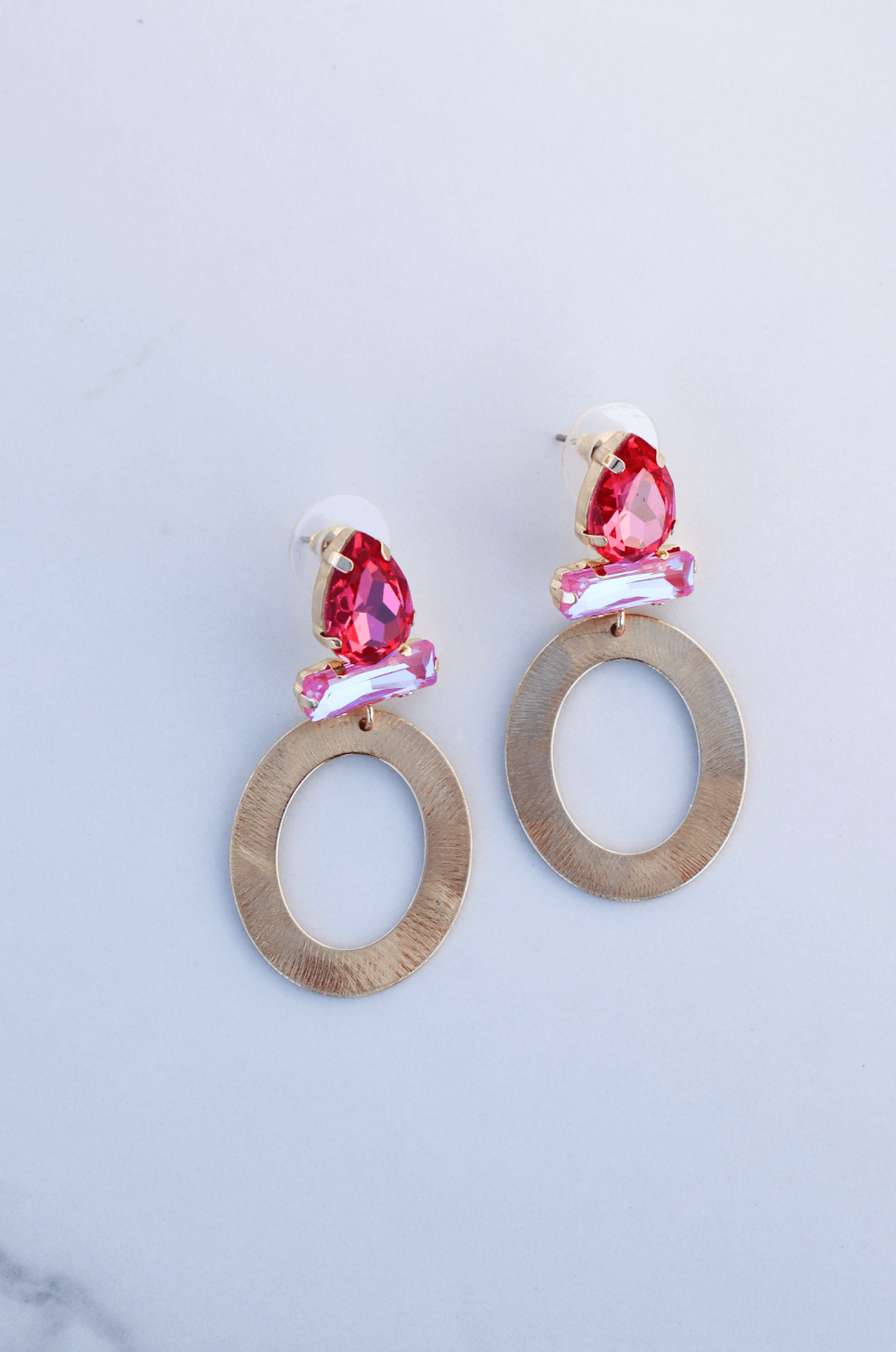 Billy pink statement earring