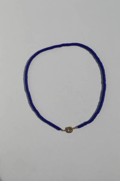 Surf necklace navy blue