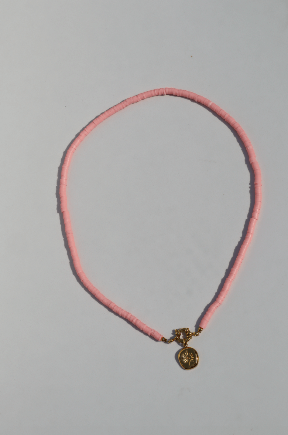 Surf necklace soft pink