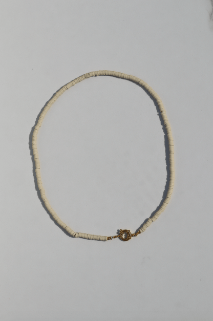 Surf necklace beige