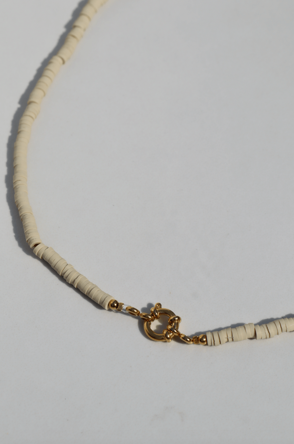 Surf necklace beige
