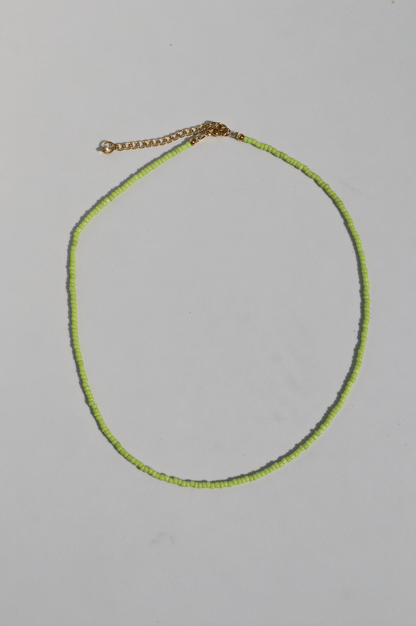 Sun kissed necklace green
