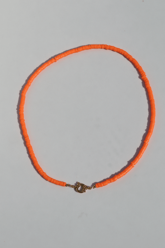 Surf necklace orange