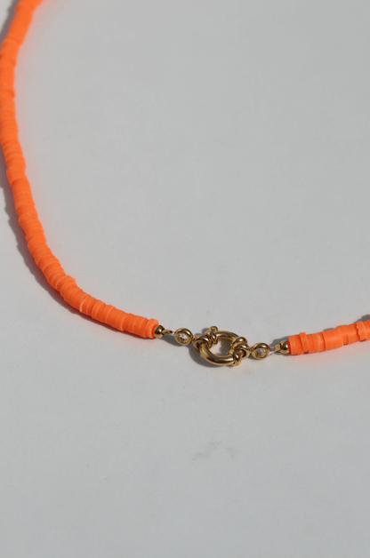 Surf necklace orange