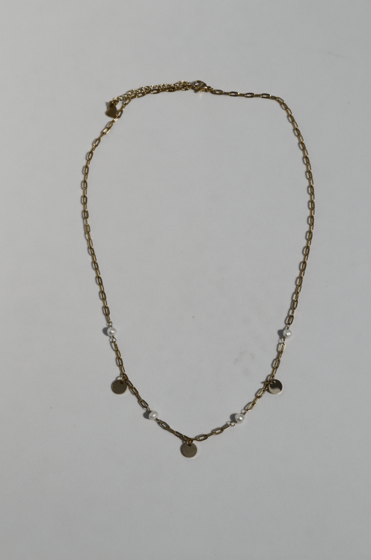 Golden Sands White necklace