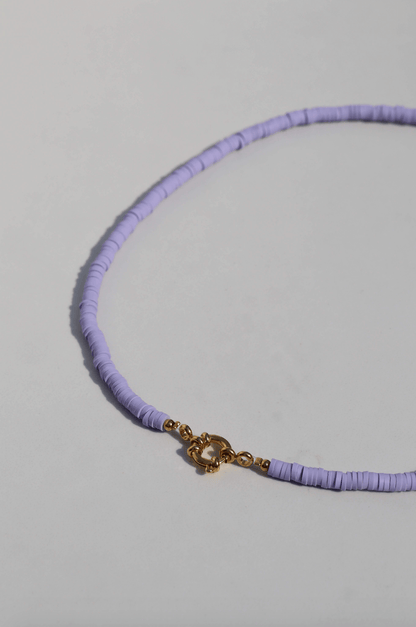 Surf necklace lilac