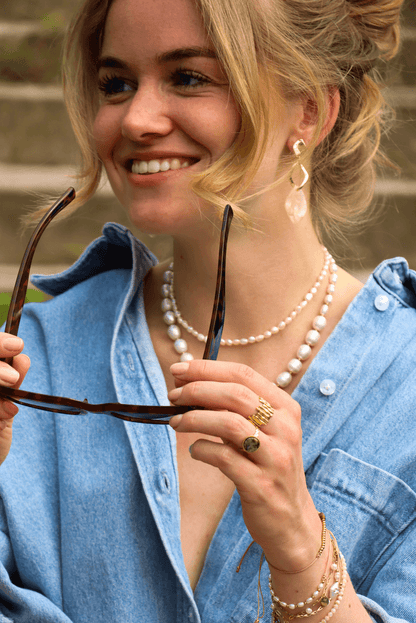 Paradise pearl necklace