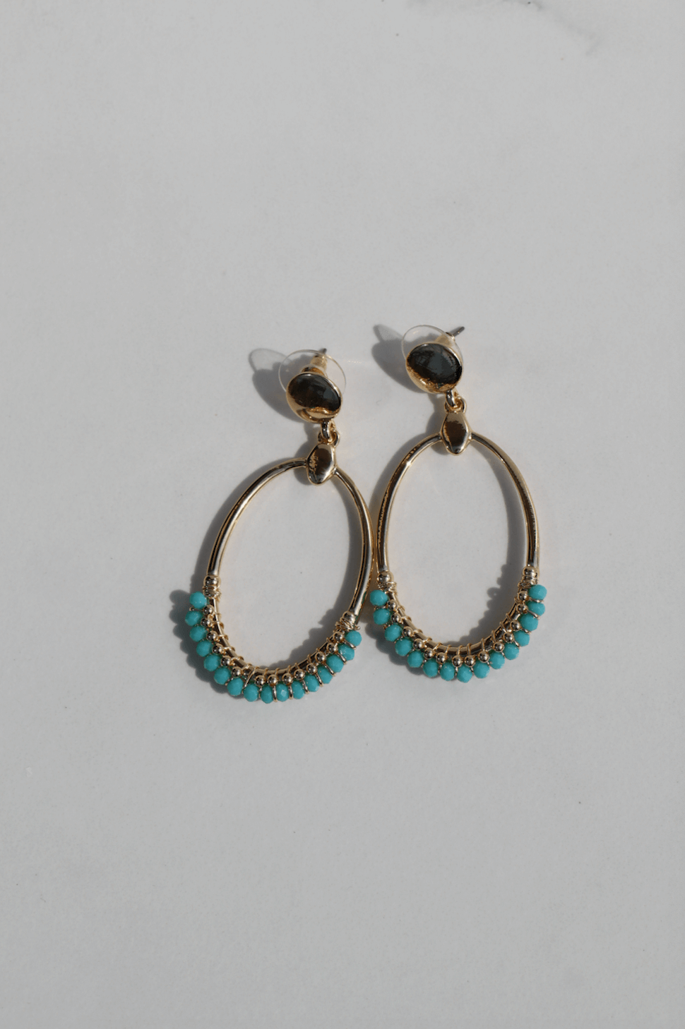 Lovely statement earring turquoise