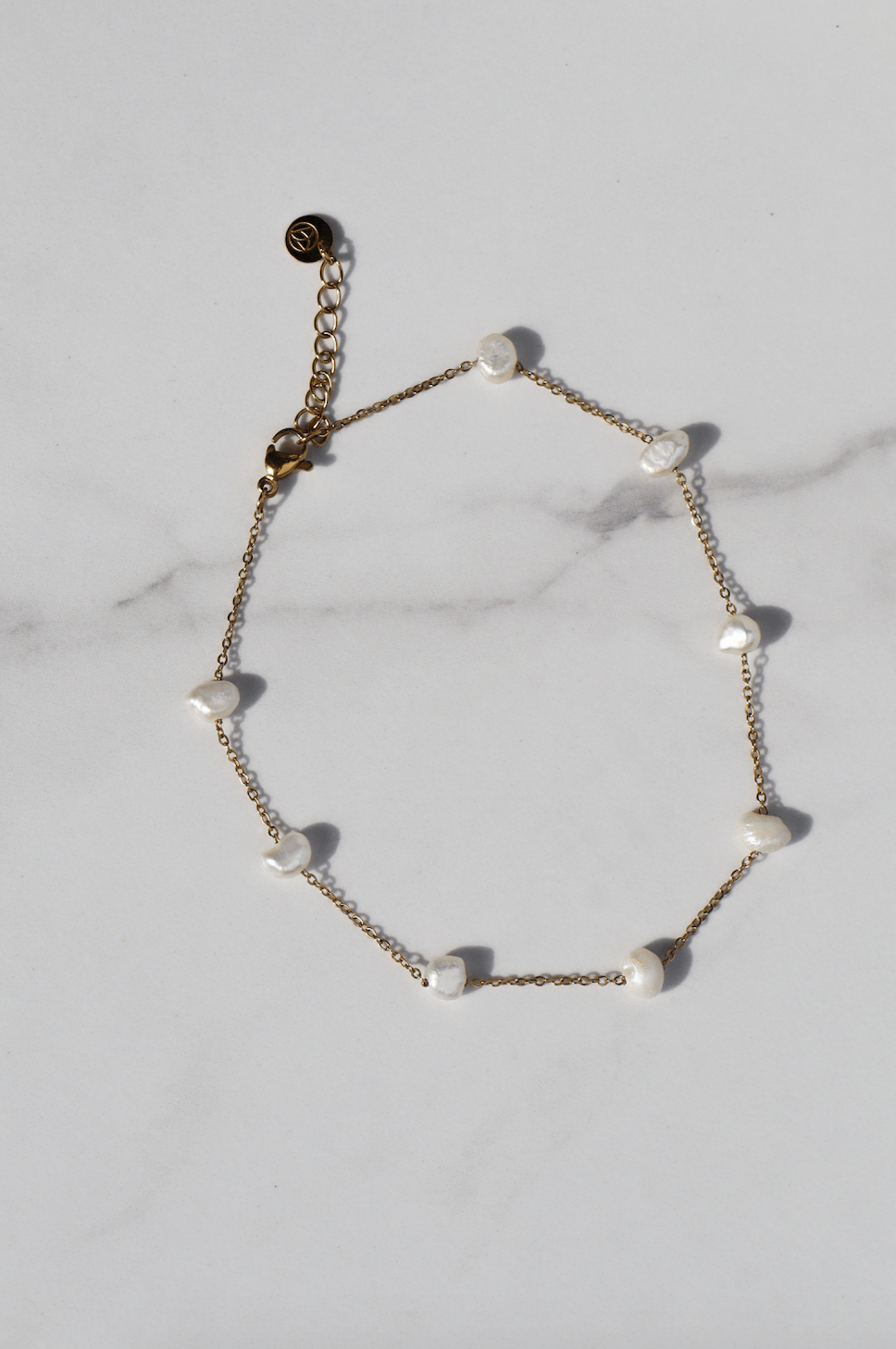 Perfect pearl anklet
