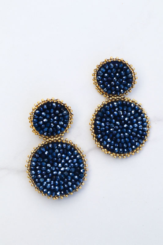 Paradiso blue statement earring