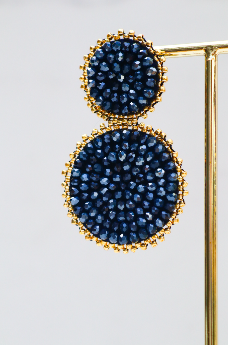 Paradiso blue statement earring