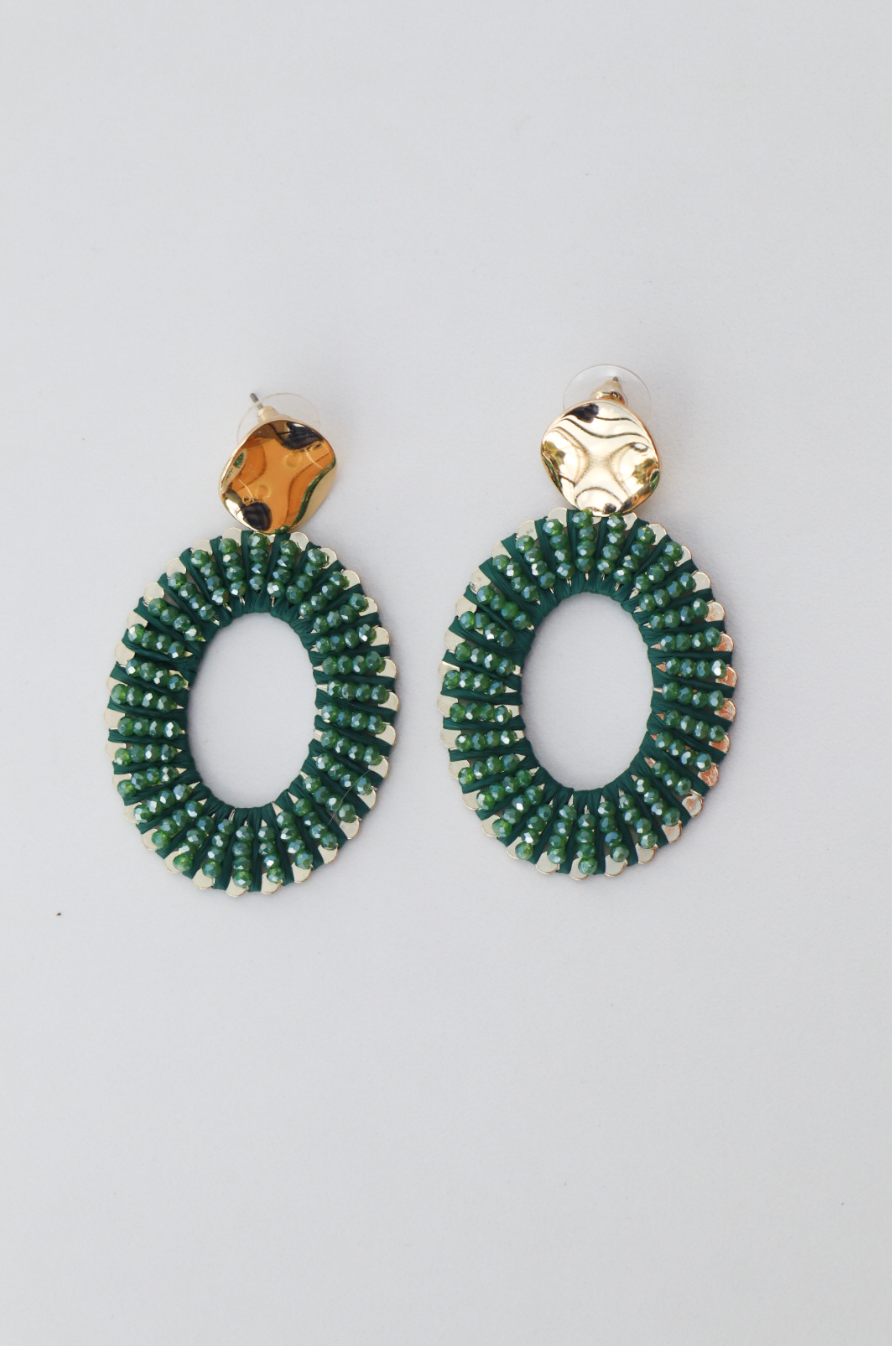 Krissy green statement earring