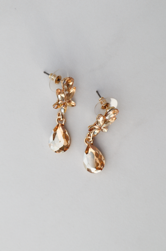 Flowerbaby gold statement earring