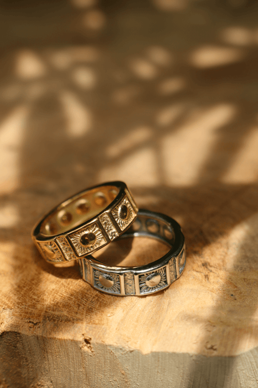 Sun statement ring