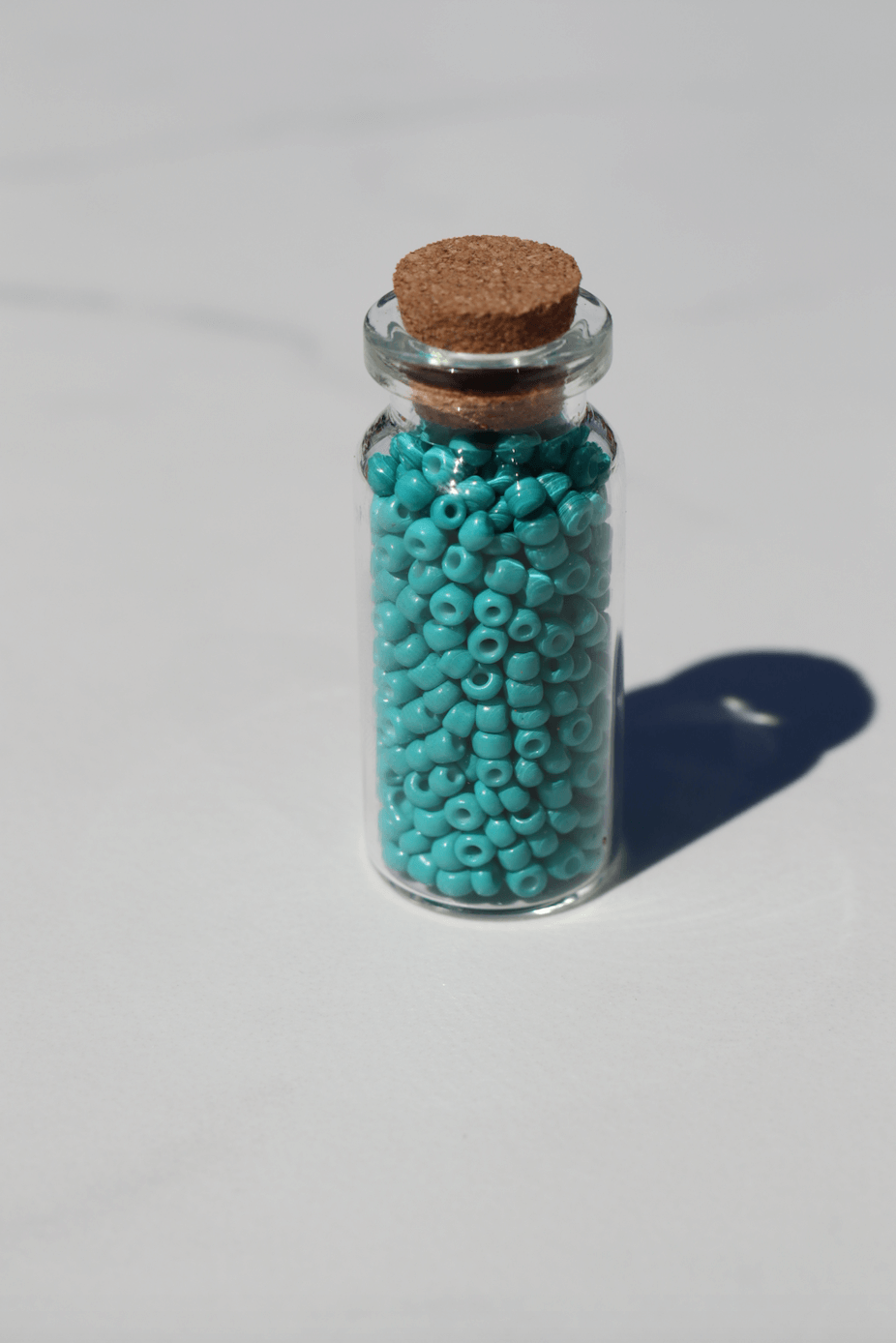 DIY beads 3mm oceanic blue