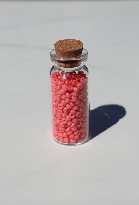 DIY beads 3mm pink