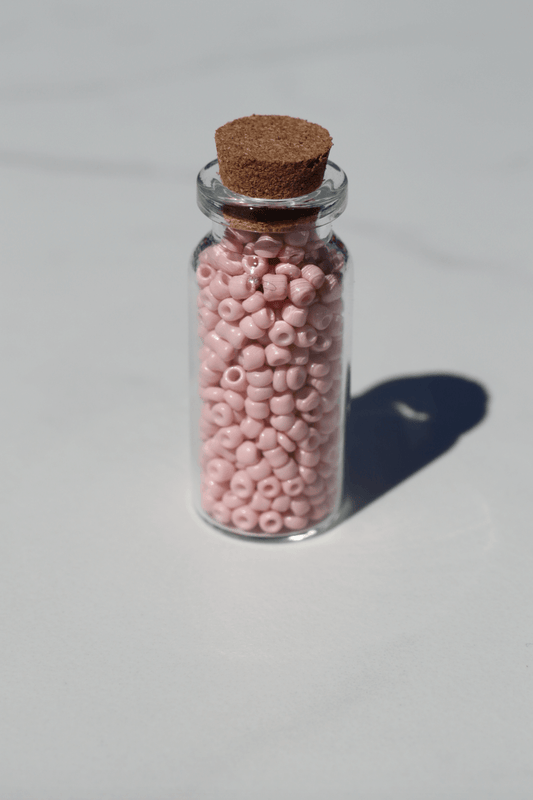 DIY beads 3 mm light pink
