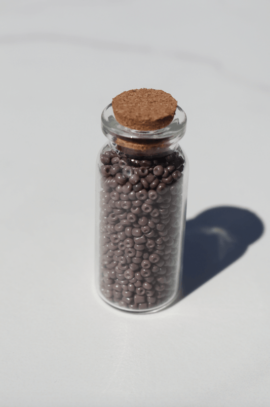 DIY beads 2mm brown
