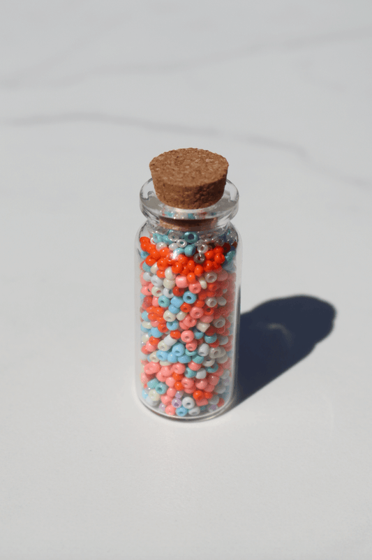 DIY beads 2mm rainbow