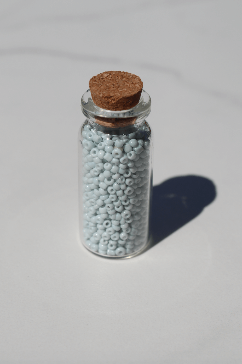 DIY beads 2mm light blue