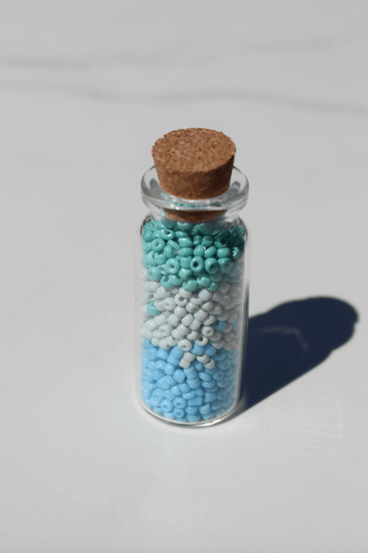 DIY beads 2mm ocean