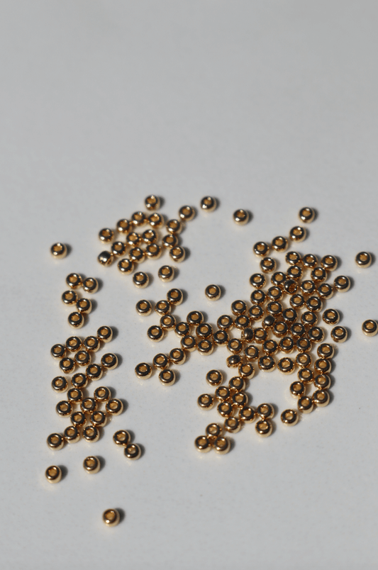 DIY gold beads