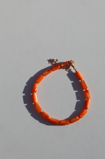 Pretty orange bracelet