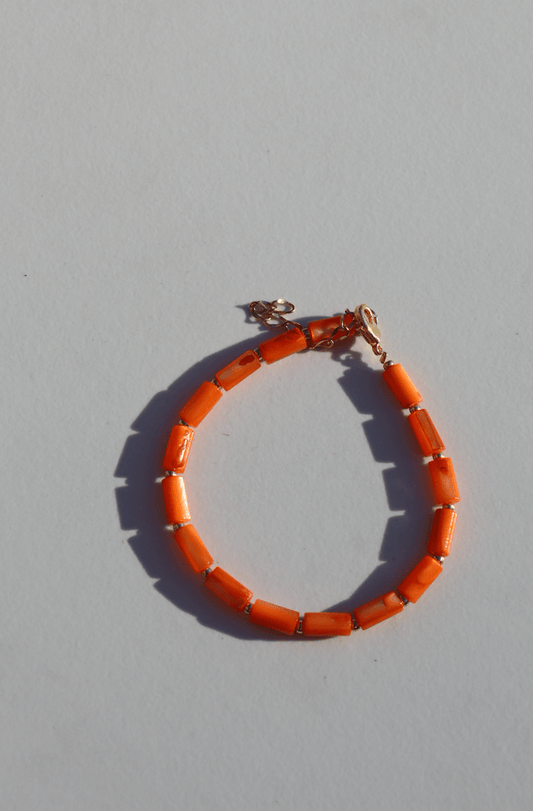 Pretty orange bracelet