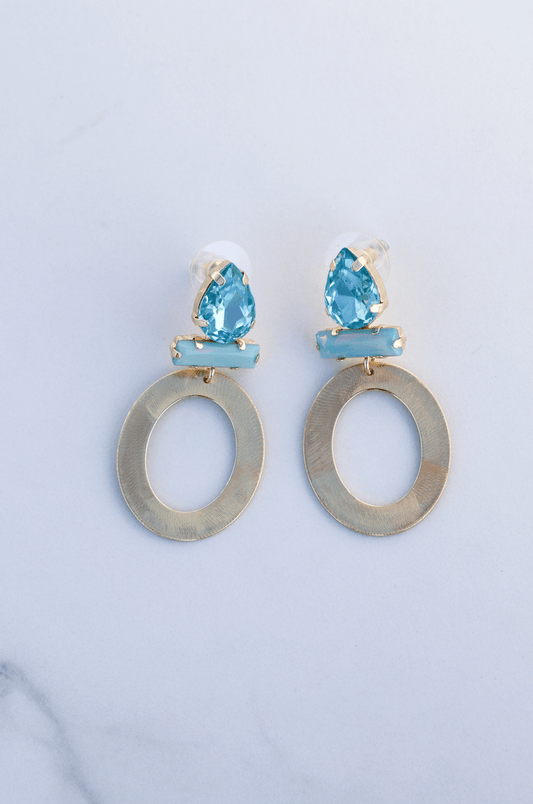 Billy turqouise statement earring