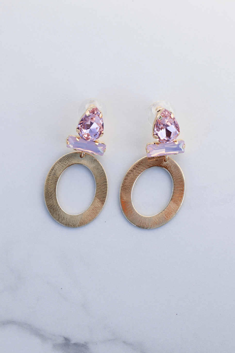 Billy lilac statement earring 